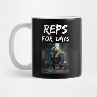 Reps for Days - Gym Art Mug